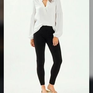 Lilly Pulitzer Black High-Rise Leggings